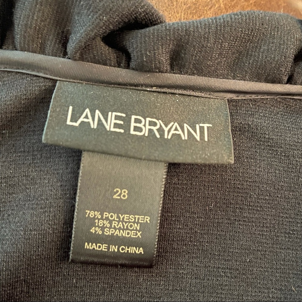 Lane Bryant- Black Wrap Dress - Gem